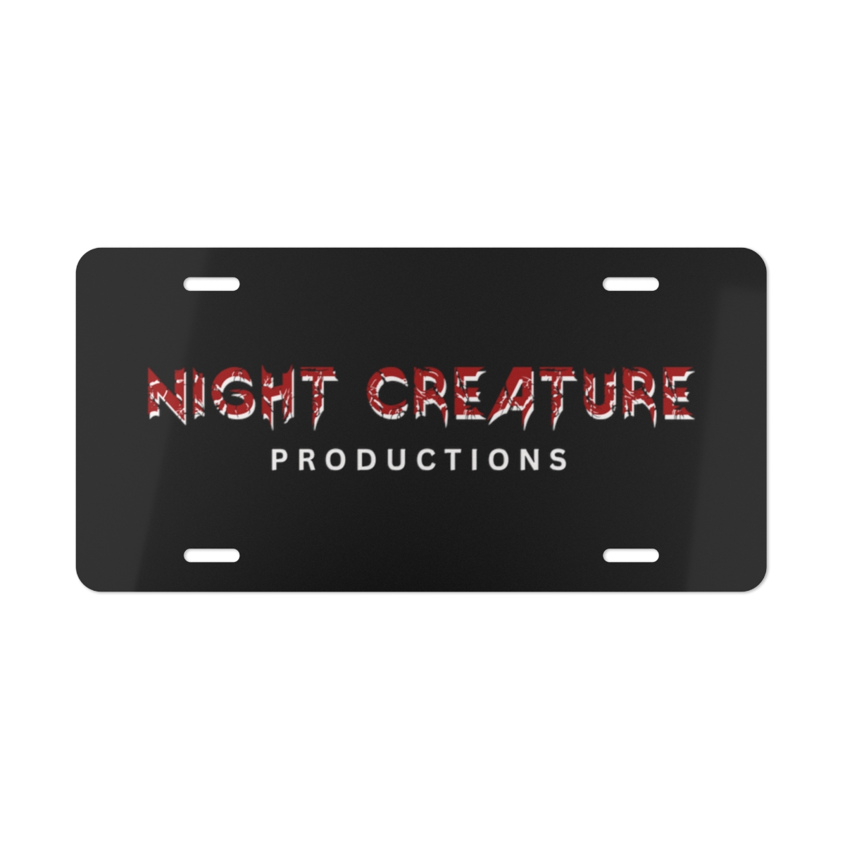 Night Creature Productions  logo Vanity Plate product thumbnail image