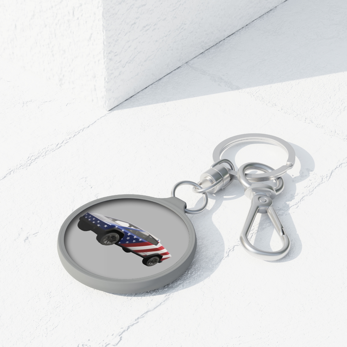 The American Cyber Truck Keyring Tag product thumbnail image
