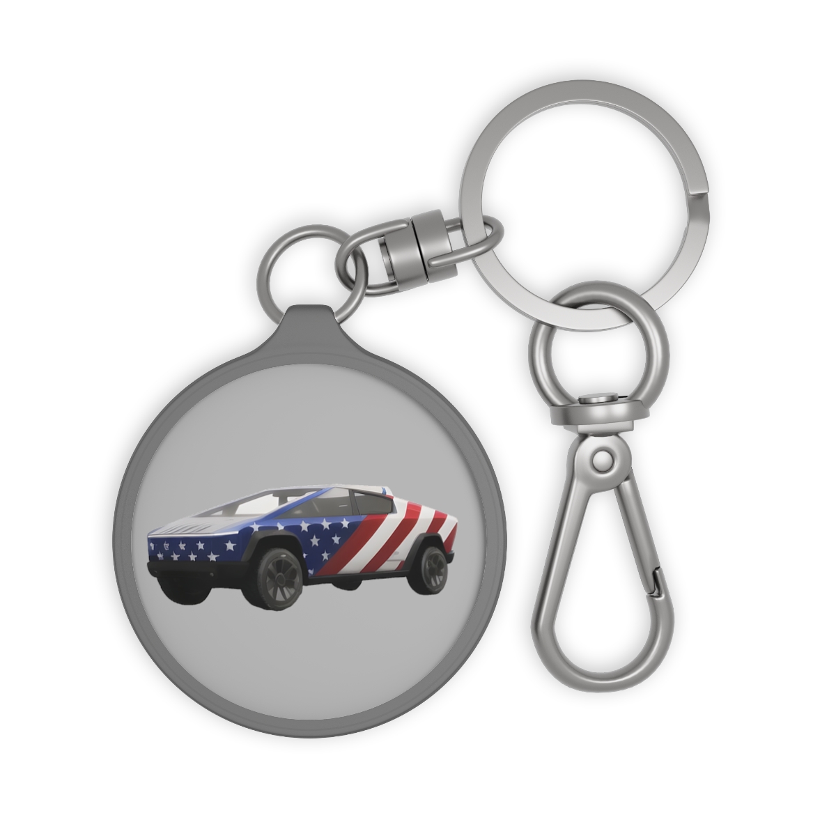 The American Cyber Truck Keyring Tag product main image