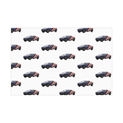 American Cyber Truck Gift Wrap Papers
