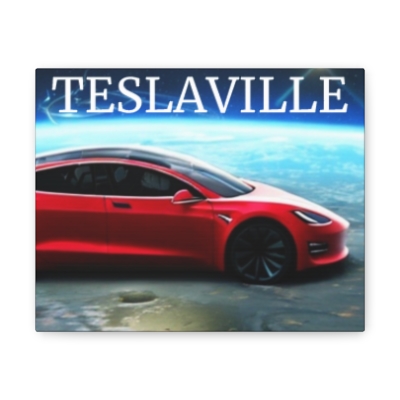 Teslaville Canvas Gallery Wraps