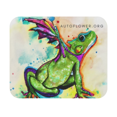 "Mossy's Dragon Frog" Mouse Pad 