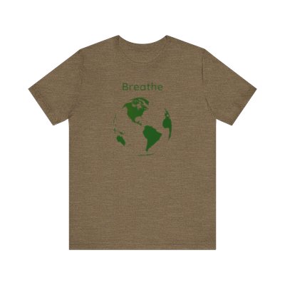 Breathe with the Earth - Unisex Jersey Short Sleeve Tee