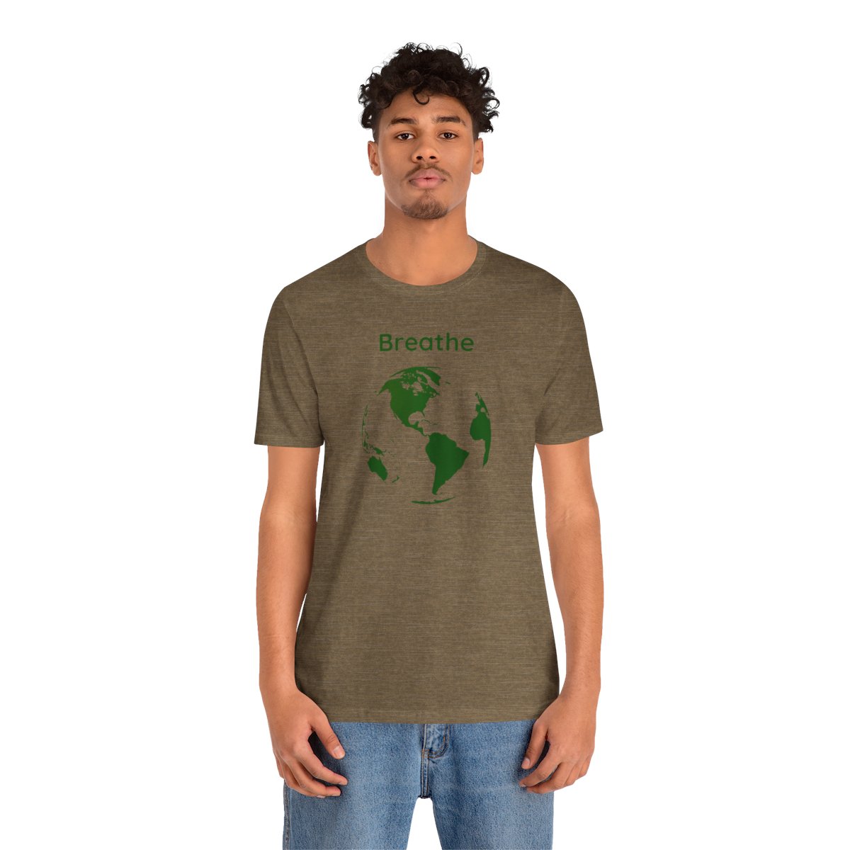 Breathe with the Earth - Unisex Jersey Short Sleeve Tee product thumbnail image