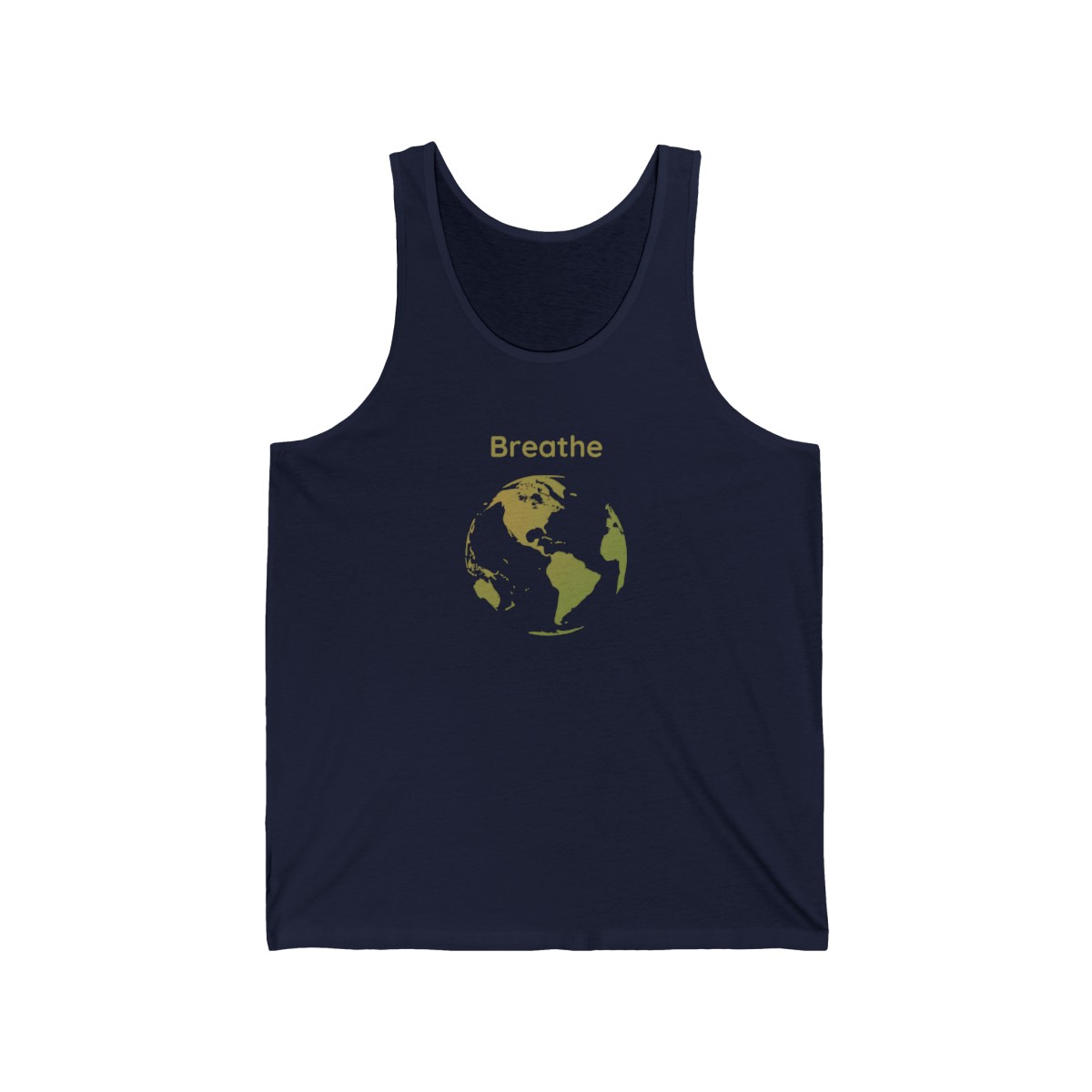 Breathe with the Earth | Unisex Jersey Tank product thumbnail image