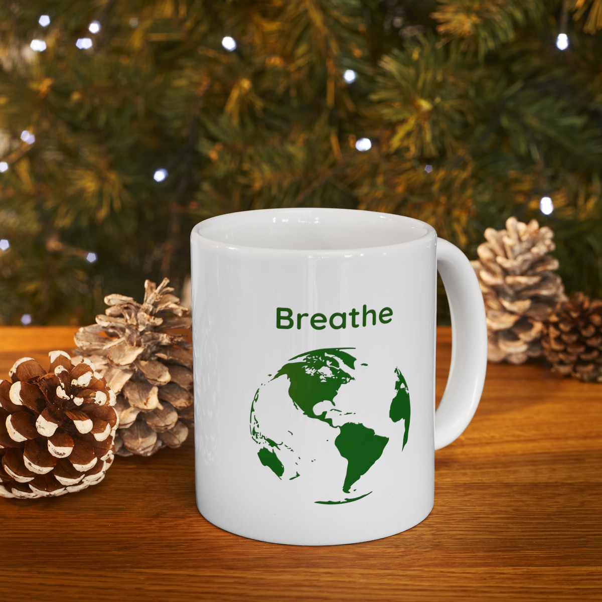 Breath with the Earth | Breathflow Logo | Ceramic Mug 11oz product thumbnail image