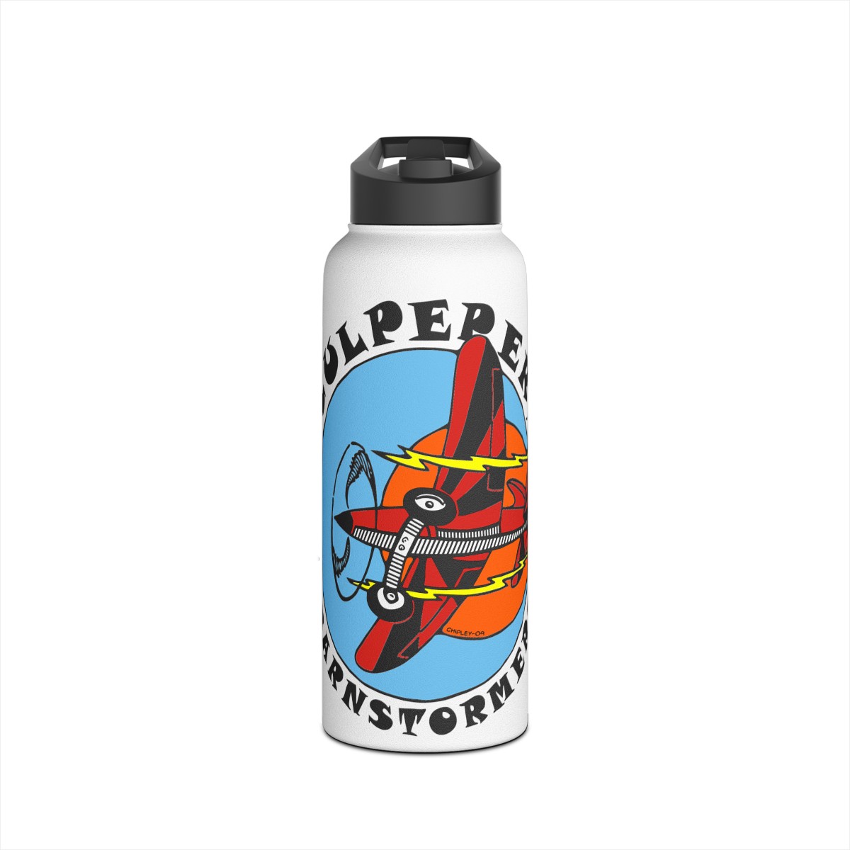 Stainless Steel Water Bottle, Standard Lid product main image