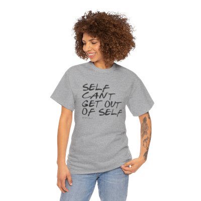Self Can't... Unisex Heavy Cotton Tee : Black Ink