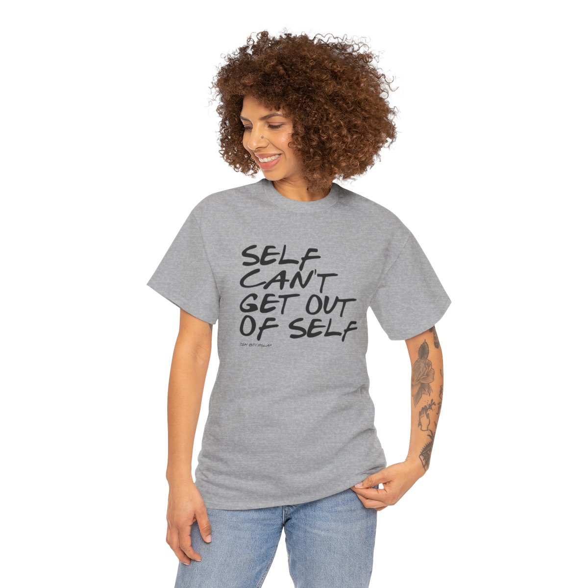 Self Can't... Unisex Heavy Cotton Tee : Black Ink product thumbnail image