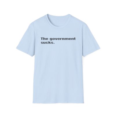 The government sucks.