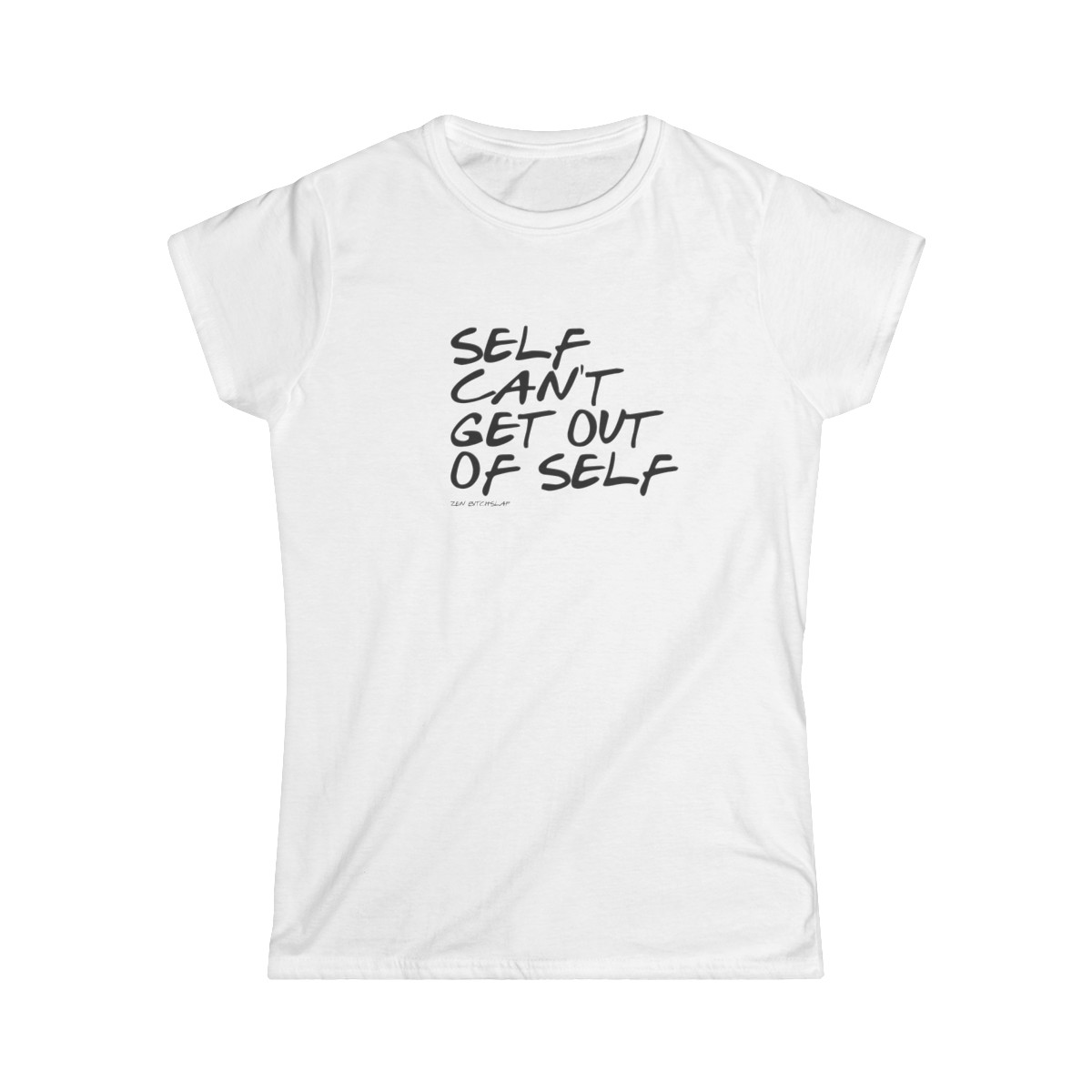 Self Can't... - Women's Softstyle Tee: Black Ink product thumbnail image