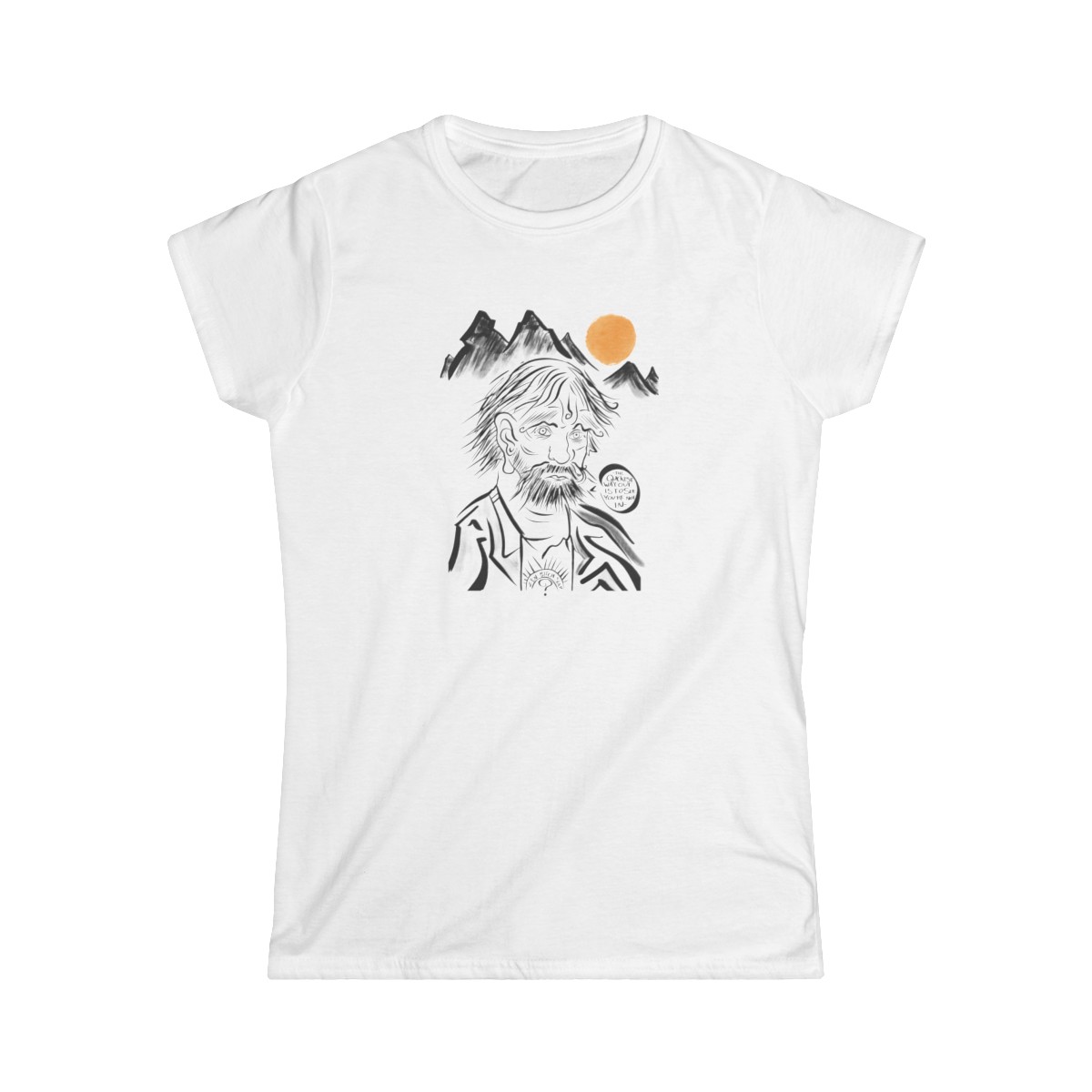 Paul Bodhidharma - Women's Softstyle Tee: Color Image product thumbnail image