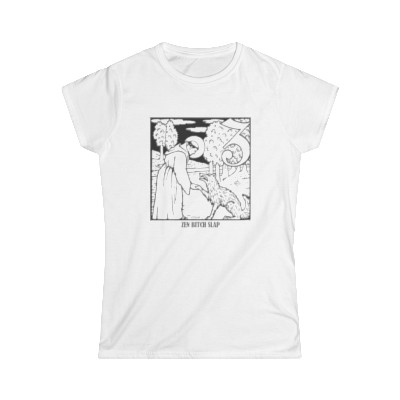 St. Francis - Women's Softstyle Tee: Black Ink