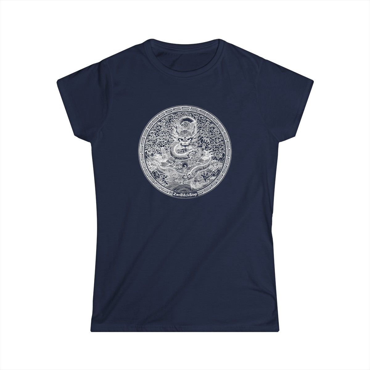 Dragon - Women's Softstyle Tee: White Ink product main image