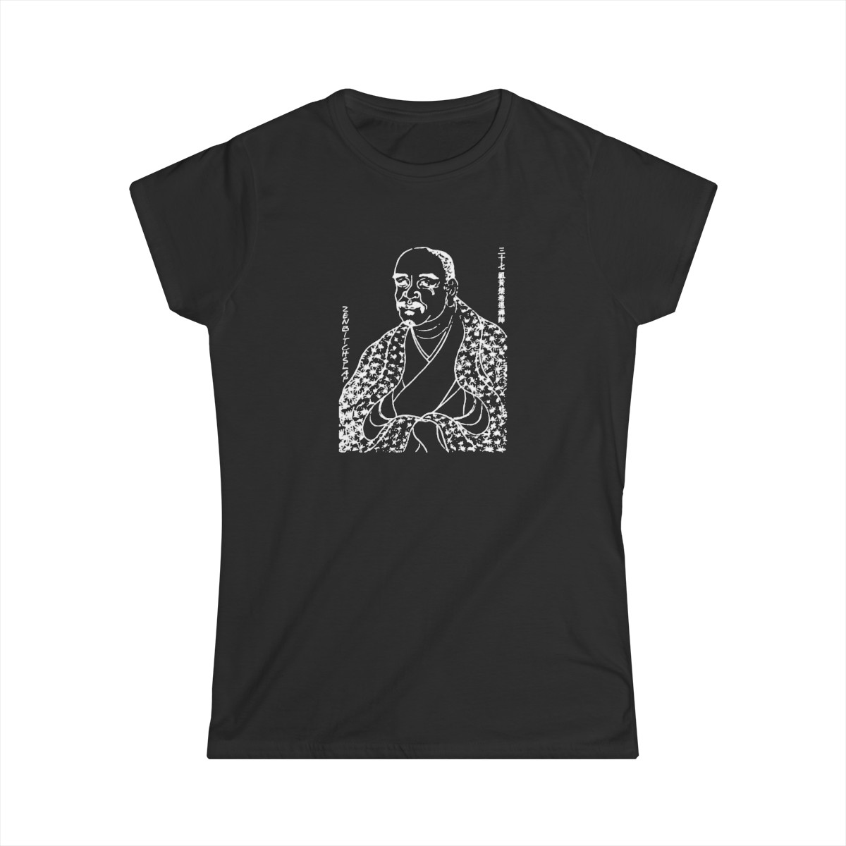Huang Po - Women's Softstyle Tee: White Ink product thumbnail image