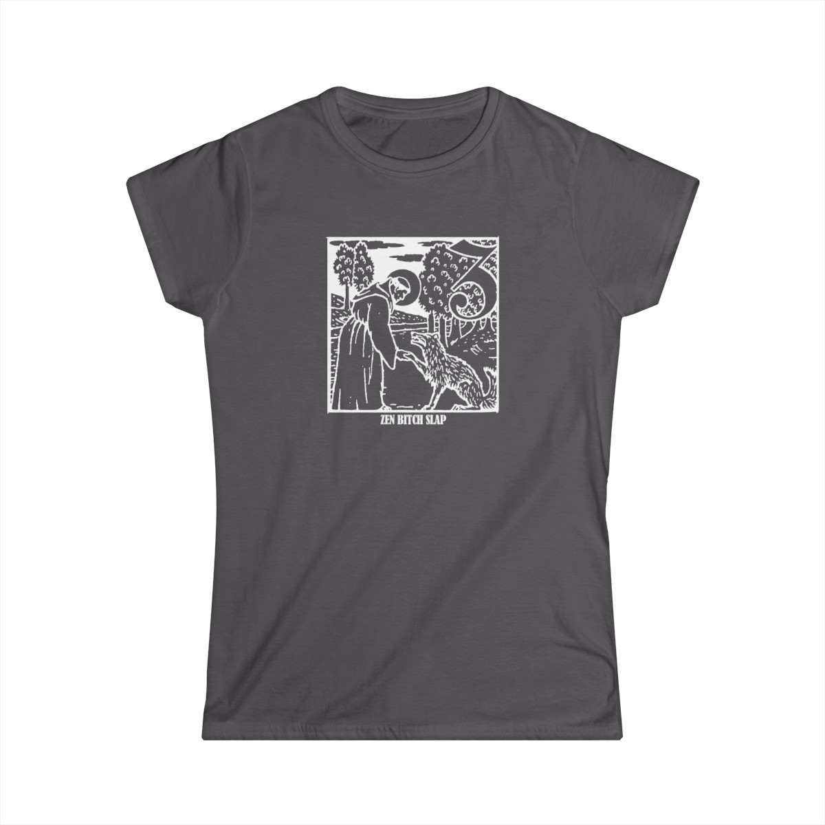 St. Francis - Women's Softstyle Tee: White Ink product thumbnail image