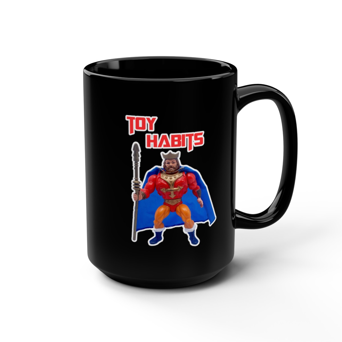 King Randor Black Mug, 15oz product thumbnail image