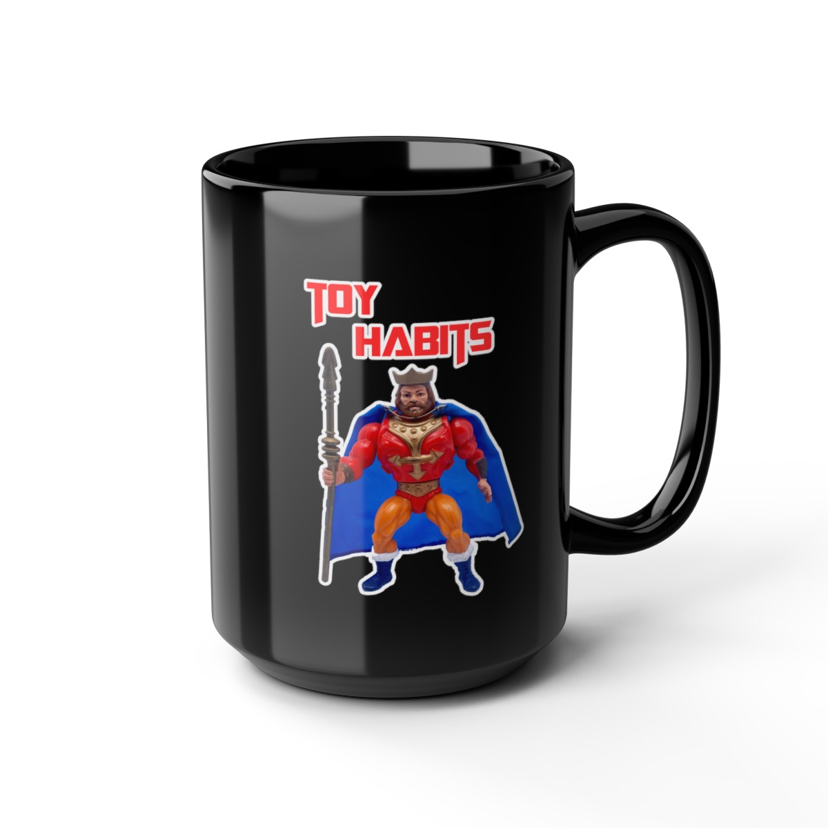 King Randor Black Mug, 15oz product thumbnail image