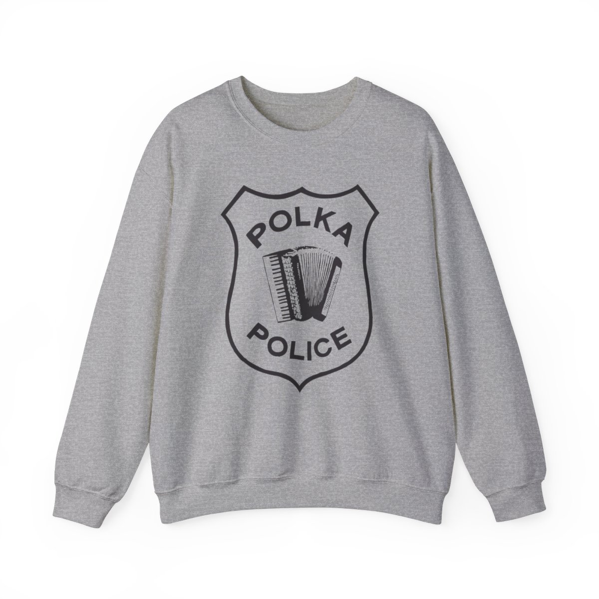 Polka Police Badge - Unisex Heavy Blend™ Crewneck Sweatshirt product main image
