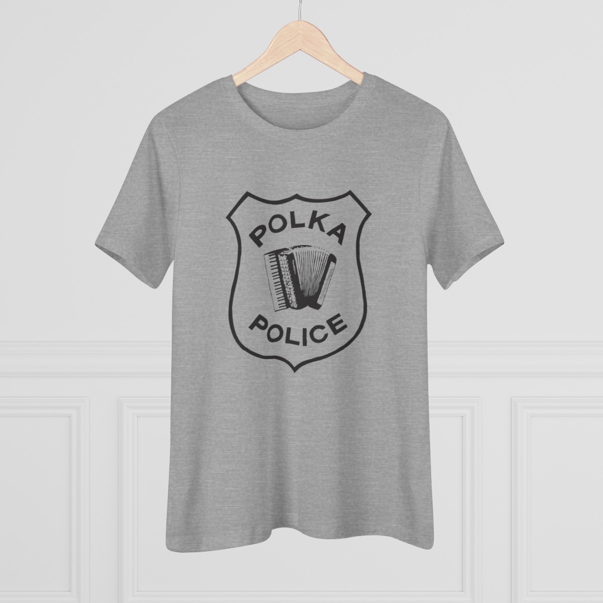 Polka Police Badge - Women's Premium Tee product thumbnail image