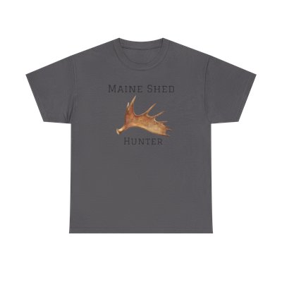 Maine Shed Hunter (Moose) Unisex Heavy Cotton Tee