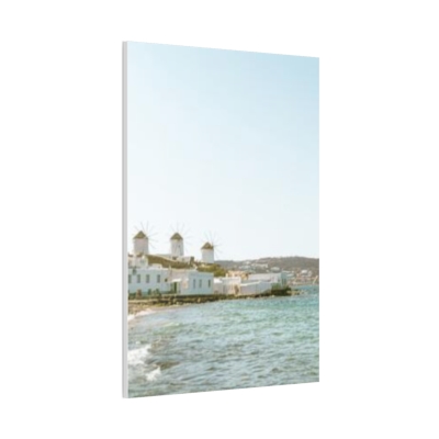 Mykonos Coast - Canvas Stretched, 0.75"