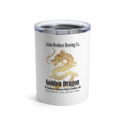 Golden Dragon Beer Tumbler 10oz