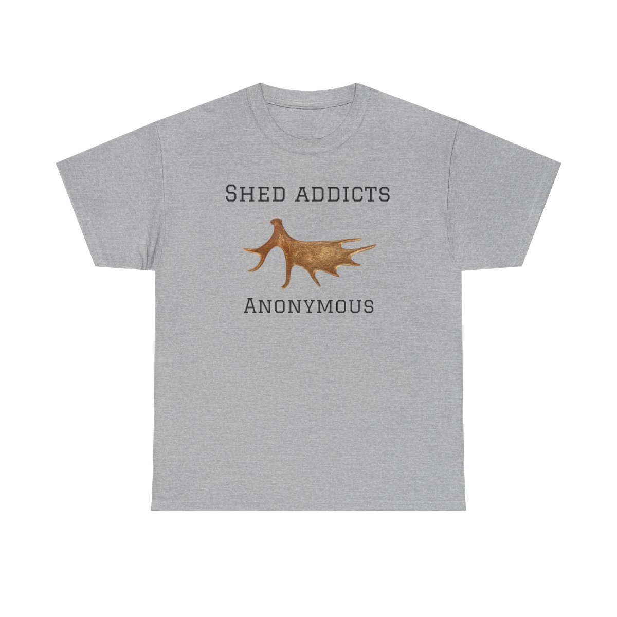 Shed Addicts Anonymous (Moose) Unisex Heavy Cotton Tee product main image