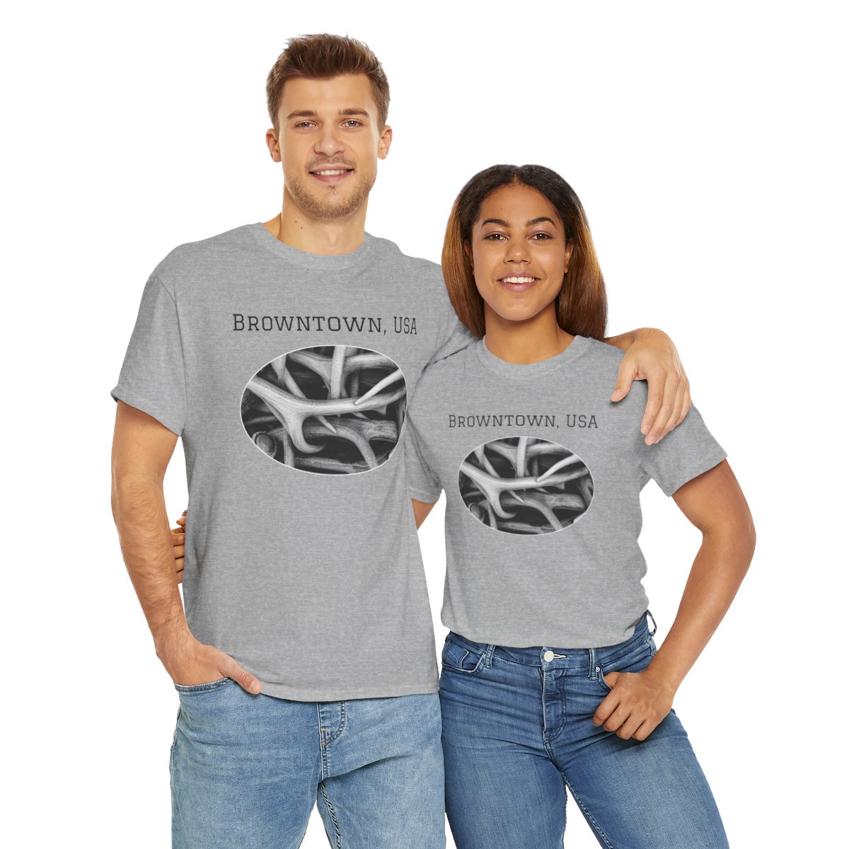 Browntown, USA  Unisex Heavy Cotton Tee product thumbnail image