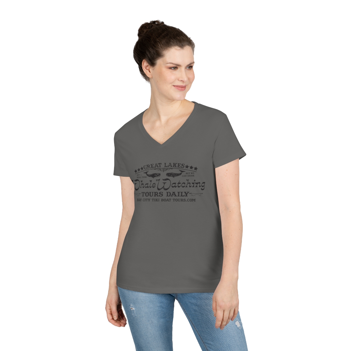 Ladies' V-Neck T-Shirt product main image