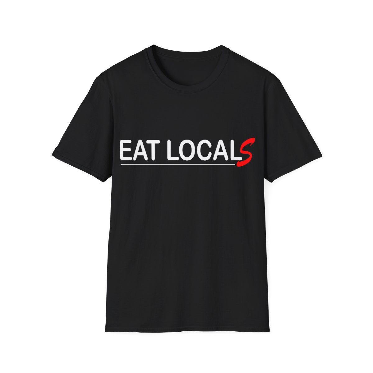 "Eat Locals" Unisex T-Shirt product thumbnail image
