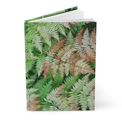 Alaskan Ferns in Autumn Hardcover Journal