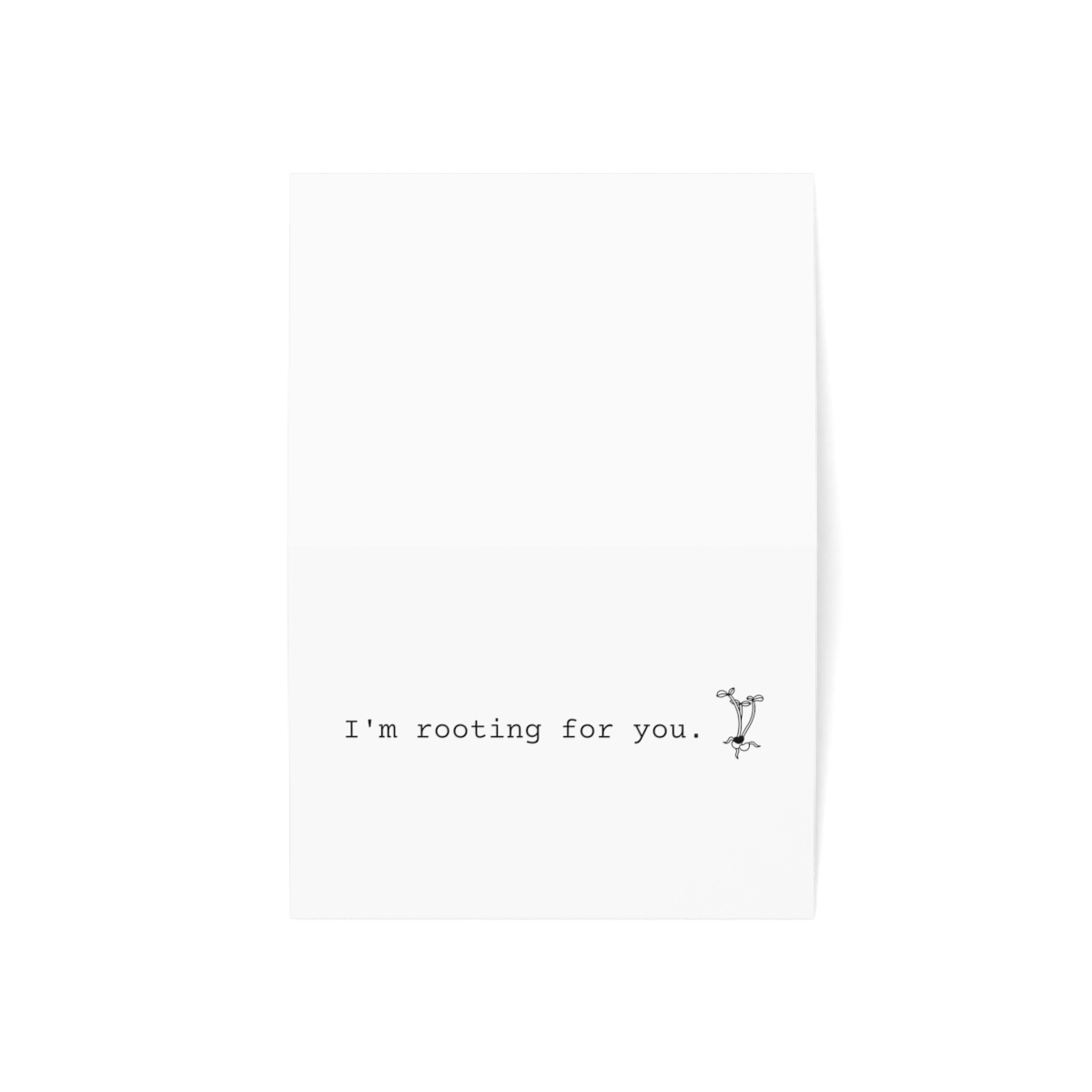 I'm Rooting for You Card (1, 10, 30, and 50pcs) product thumbnail image