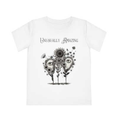 "Unusually Amazing" Wonderland - Talking Flowers Kids' Creator T-Shirt