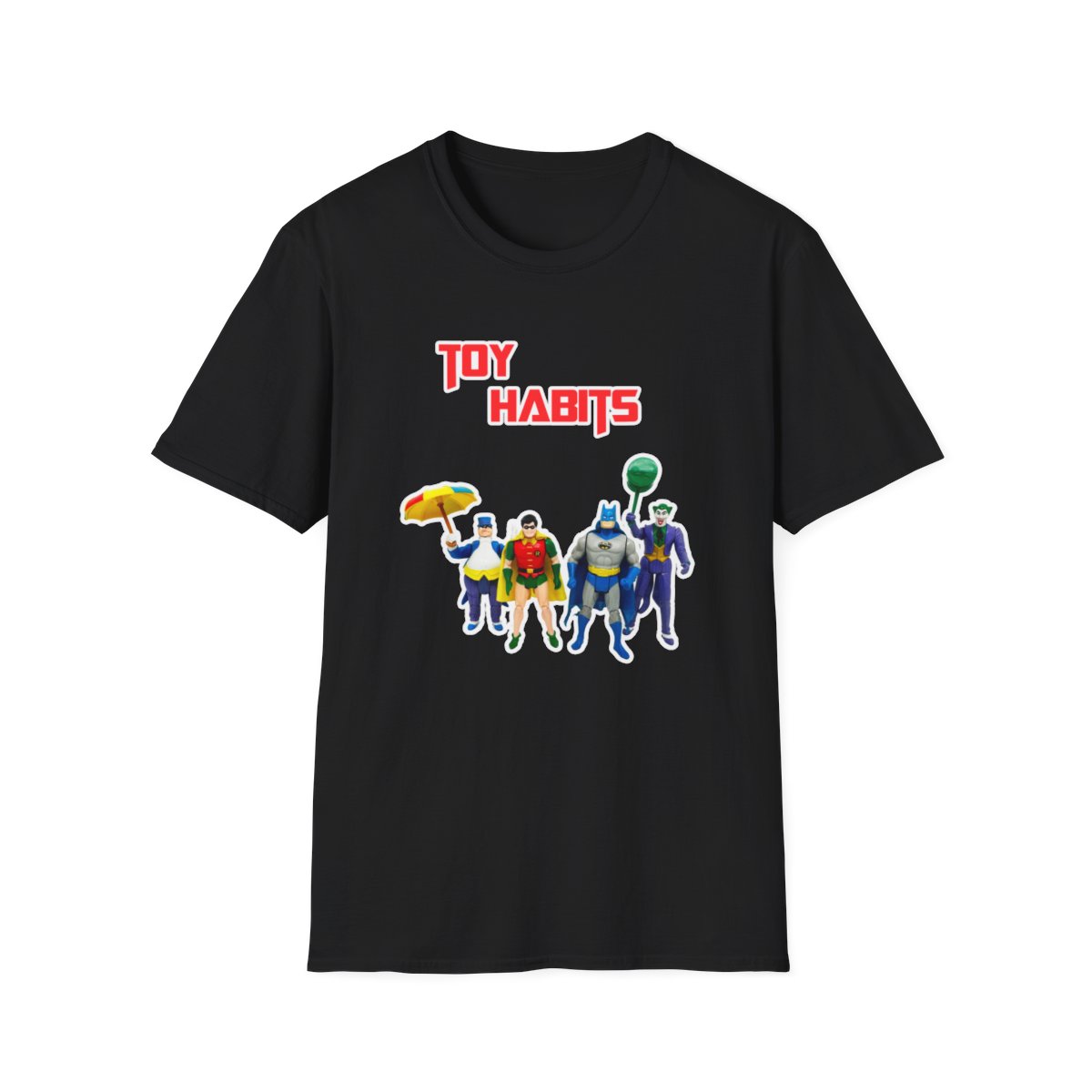 Batman Robin Joker Penguin Unisex Softstyle T-Shirt product main image
