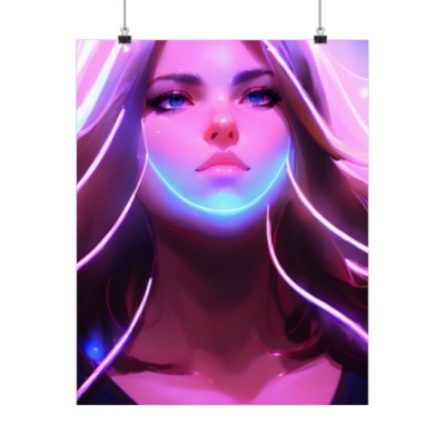 Premium Poster (Matte): Girl Power Techra