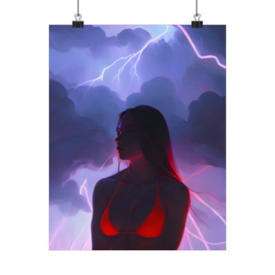 Premium Poster (Matte): Girl Power Night Prowler