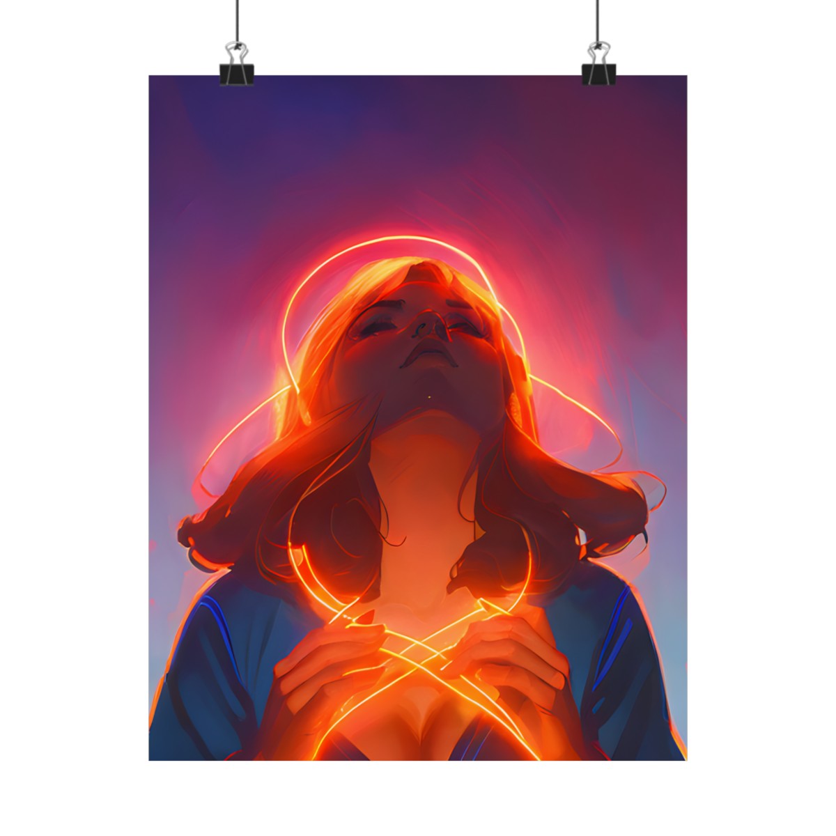 Premium Poster (Matte): Girl Power Prayer product main image