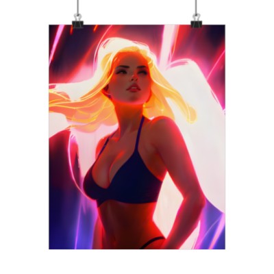 Premium Poster (Matte): Girl Power Angelic Desire