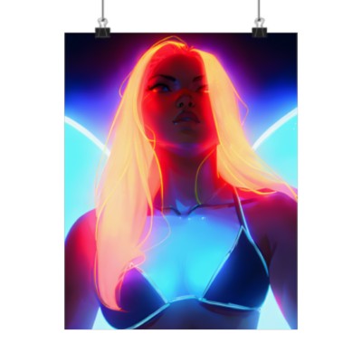 Premium Poster (Matte): Girl Power Crystal