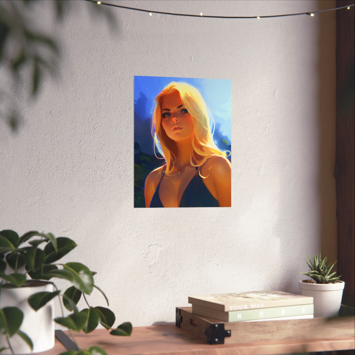 Premium Poster (Matte): Girl Power Starlet Painting product thumbnail image