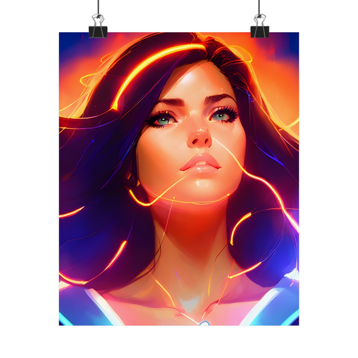 Premium Poster (Matte): Girl Power Faith product main image
