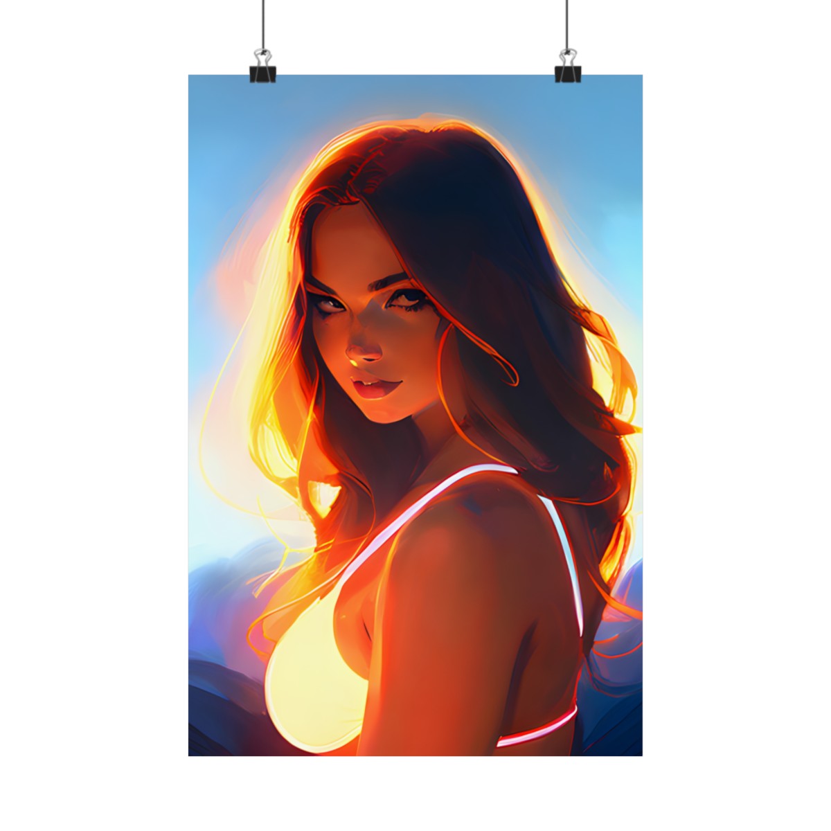 Premium Poster (Matte): Girl Power Bright Deviant product main image