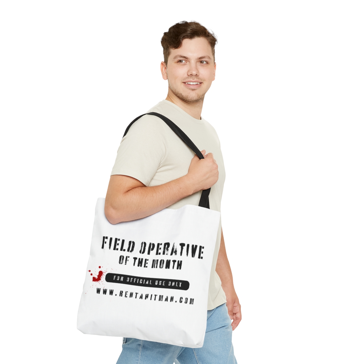 Field Operative of the Month - Tote Bag (AOP) product thumbnail image