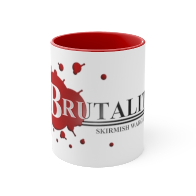 Accent Coffee Mug, 11oz Brutality Logo