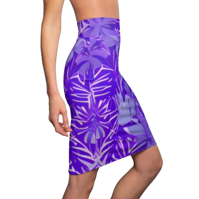 Purple Expressions: Women's Pencil Skirt