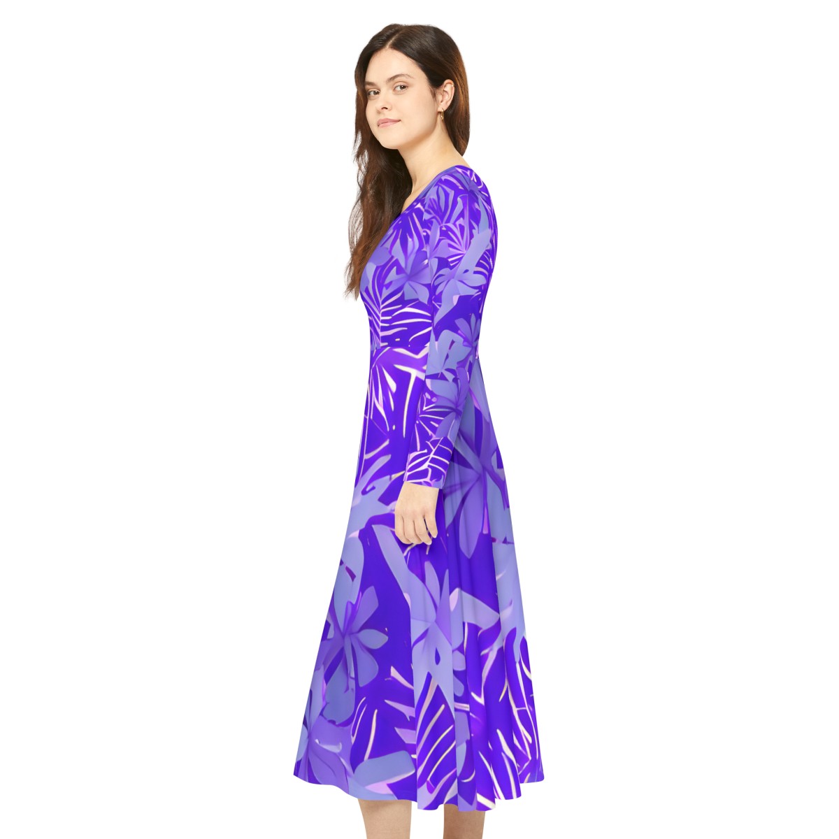 Purple Expressions: Women's Long Sleeve Dance Dress product thumbnail image