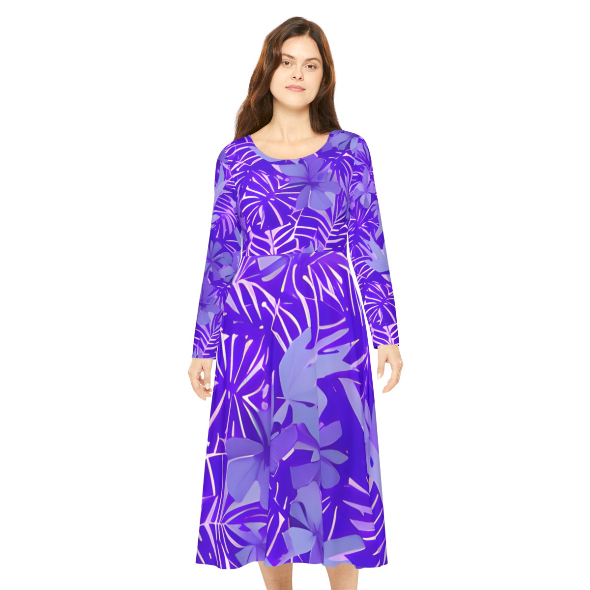 Purple Expressions: Women's Long Sleeve Dance Dress product thumbnail image