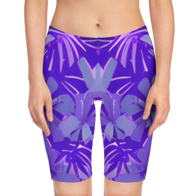 Purple Expressions: Women's Bike Shorts