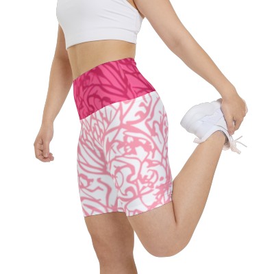 Blush on Pink: Women's Workout Shorts
